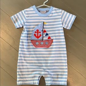 NWOT Boys cotton Jon Jon. Size 24 months